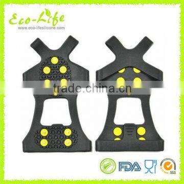 4 Sizes 10 Claws Climbing Snow Ice Walking Silicone Ice Gripper, Shoe Cover Crampons photo-3