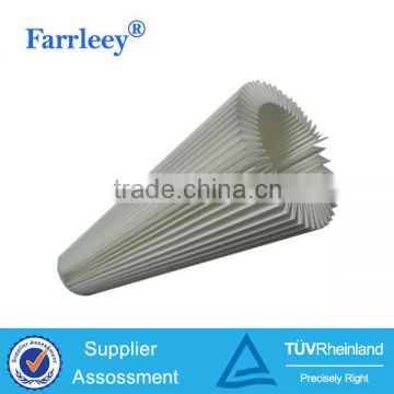 Farrleey Pleat dacron rolls filter material