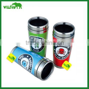 Stainless steel travel insert mug