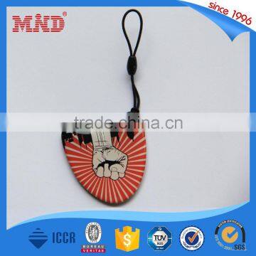 MDE201 Waterproof Crystal Epoxy Card/NFC Key Tag With High Quality Chip