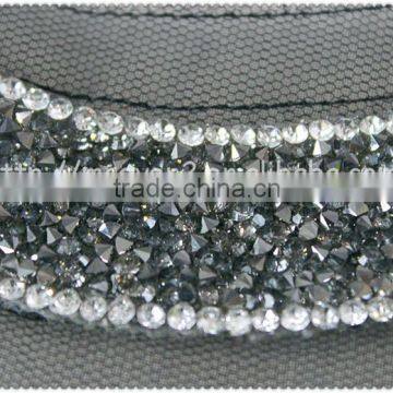 Popular Hot Fix Rhinestone Collar/fancy Rhinestone Collars for Garment photo-6