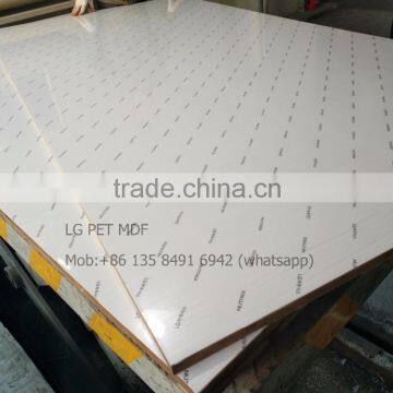 White Color Imported Korea LG PET Membrane Laminated Mdf .hdf Board photo-2