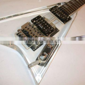 high quality promotional acrylic guitar body display