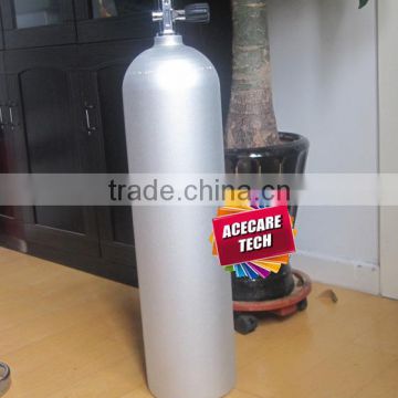 Scuba diving cylinder, 12L aluminum gas cylinder for diving