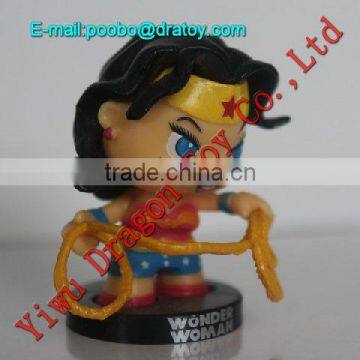 Color plastic toy doll