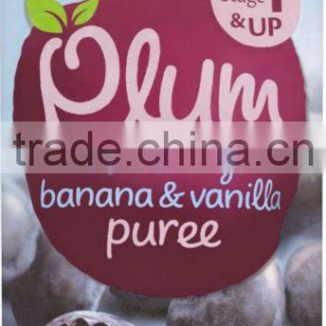 Plum Baby Blueberry,Banana & Vanilla Stage1 4mths+ 100g