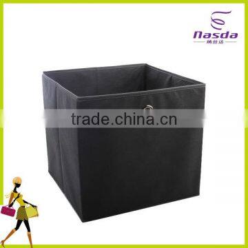 non woven cube storage box with corns button