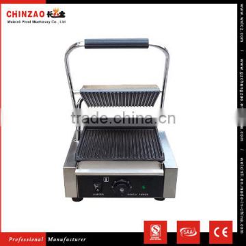 CHZ-810 CE nonstick commercial sandwich press panini grill for Hot Sell