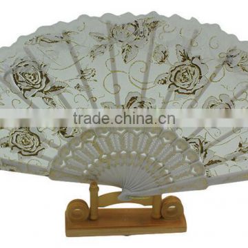 Floral Lace Hand Fan Wedding Decor Bridal Folding Hand Fan