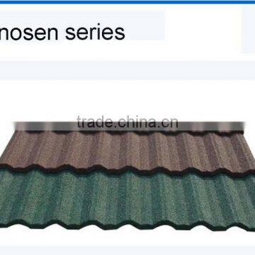 Stone chip coat roof tile/recycle metal roofing sheet