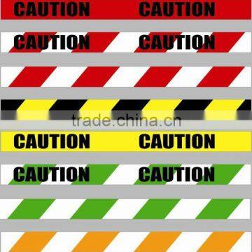 red and white PE warning tape