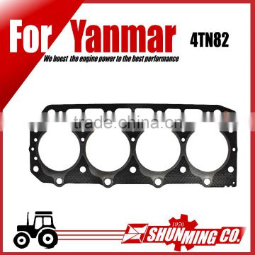 Gasket cylinder head for Yanmar mini tractor and excavator diesel engine 4TN82 use