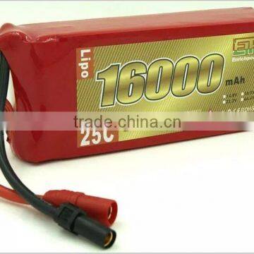 EP16000mah 15c 22.2v RC Lipolymer Battery Pack for Drone ,Quadcopter,FPV Racing Quadcopter photo-2