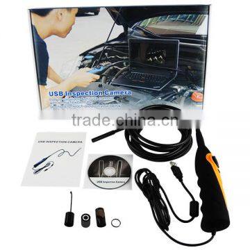 High Definition USB Video Inspection Borescope/ 3M Cable Endoscope Pipe Snake Scope 8.5mm HD Camera 6 LED photo-2