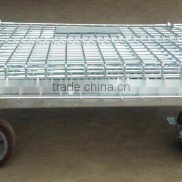 Metal Box With Wheels, Wire Mesh Cage photo-4