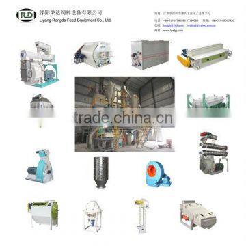 Hot sale!CE 3t/h animal complete feed plant with pellet machine