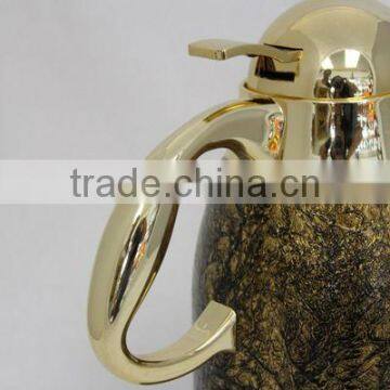 Golden Arabic Metal Printing Tea Pot Set for Dubai photo-2
