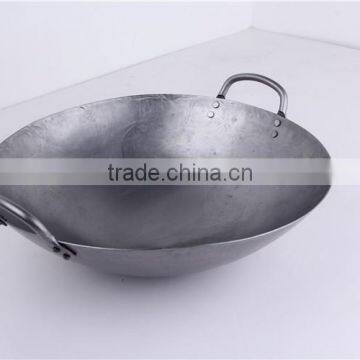 Cookware Supplier Hand Hammered Carbon Steel Non Stick Wok photo-6