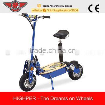 2015 NEW 1300W 48V Brushless 2 Wheel 12'' tire Electric Scooter with Seat HP107E-C