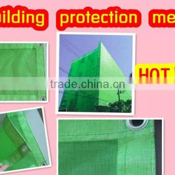 green color 100% Polyester Fire proof PVC Building Protection Mesh Sheet Manufacturer