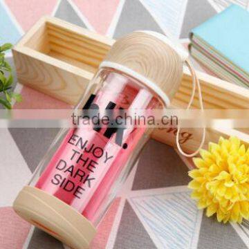 High Quality Double Wall Glass Water Bottle photo-3
