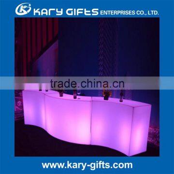 Nightclub LED Plastic Bar Counter Lighting Plastic Furniture / Buffet Dinner Table photo-3