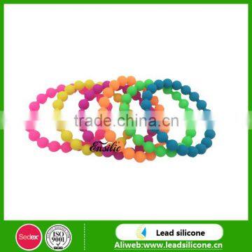 Wholesale Children BPA Free Silicone Bead Bracelets photo-3
