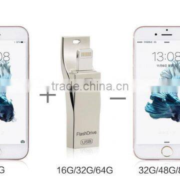 Metal Pen Drive USB Memory Stick Mobile Otg Micro Usb Flash Drive 8G 16G 32G 64GB For IPhone photo-5