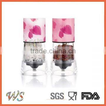 WS-PG18 Small Size Colorful Casing Salt and Pepper Grinder Set photo-2
