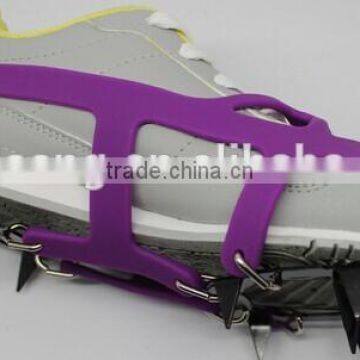 Five Teeth Rain and Snow Weather or Leisure Fishing Anti-skid Silicone Crampon photo-4