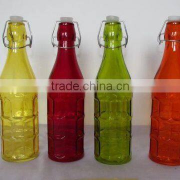 Popular glass juicer bottle with different size