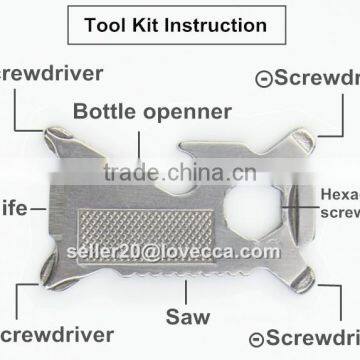 Side Release Buckle Whistle Scraper Flint Fire Starter for Parachute Cord Bracelet photo-3