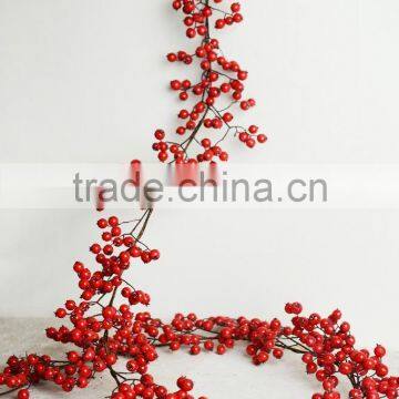 6' long plastic berry garland