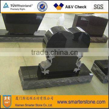 Heart Shaped Tombstone Gravestone Granite Monument Natural Granite