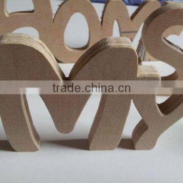 Decorative Small Home Decor Wooden MDF Letters photo-5
