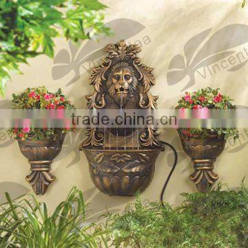 Lion Head Wall Fountain