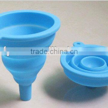 eco-friendly silicone foldable funnel for kichen