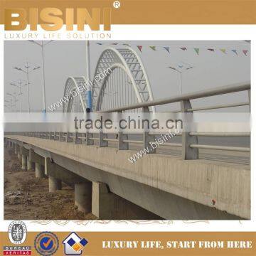 Long Span Steel Bridge of Wuxi Metro Station, Metal Construction Bridge,Stable Metal Structure Assembled Bridge(BF08-Y10028) photo-3