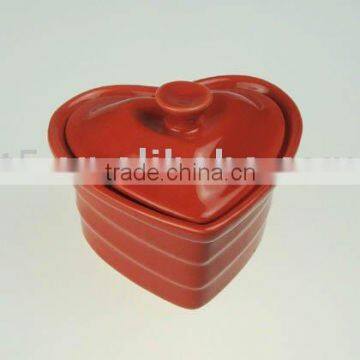 New Heart shape mini stoneware casserole