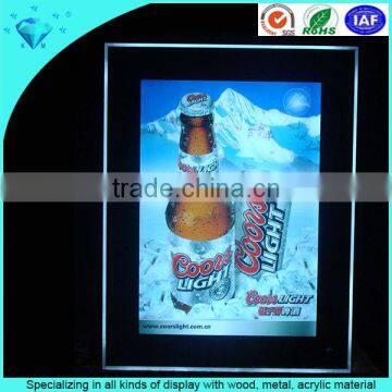 Wall Hanging LED Clear Color Acrylic Photo Frames Wedding Picture Frame photo-3