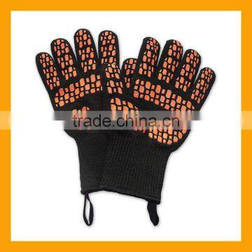 932F Extreme Temperature Heat and Flame Resistant Gloves for BBQ, Grill, Oven, Cooking, Fireplace Etc photo-2