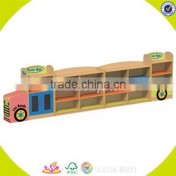 Wholesale Inexpensive Children Toy Storage Shelf,wooden Furniture Cartoon Style Storage, Kids Storage Furniture W08C209 photo-2