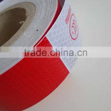 Customized Adhesive PVC Warning Tape plastic light reflective tape