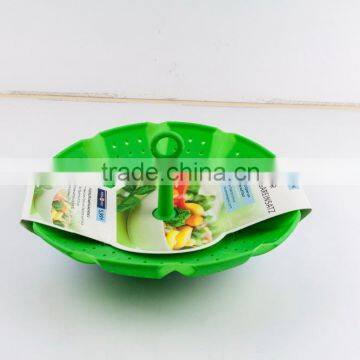 11002 Silicone Foldable Vegetable Steamer Filter photo-5