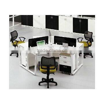 high quality cheap office desk for 3 person,office desk with locking drawers