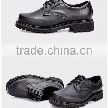 Black Genuine Cow Leather Goodyear Welted Men Safety Shoes photo-2