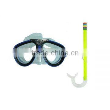 Kids scuba snorkel set China manufacturer kids PVC scuba snorkel set