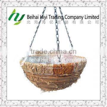 Hanging basket Garden pot Rattan basket Flower basket Plant pot Baskets wholesale Wicker basket