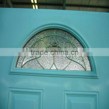 steel glass door PU foam