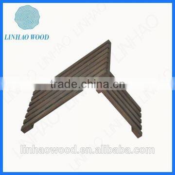simple and easy wooden rack,foldable and adjustable wooden stand